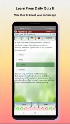 Psychology Quiz android App screenshot 1