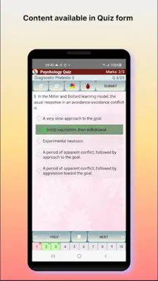 Psychology Quiz android App screenshot 2